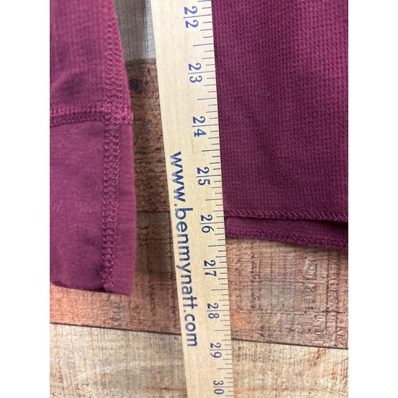 Original Doughnuts Deadlifts Long Sleeve Shirt Medium Burgundy - Picture 2 of 5